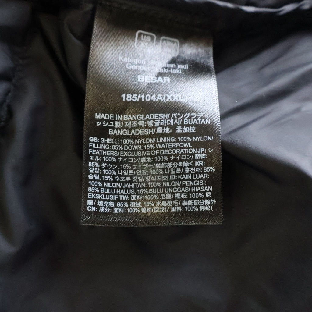 THE NORTH FACE(ザノースフェイス) ヌプシ ナイロン ダウンジャケット アウター XXL グレー/ブラック 721221