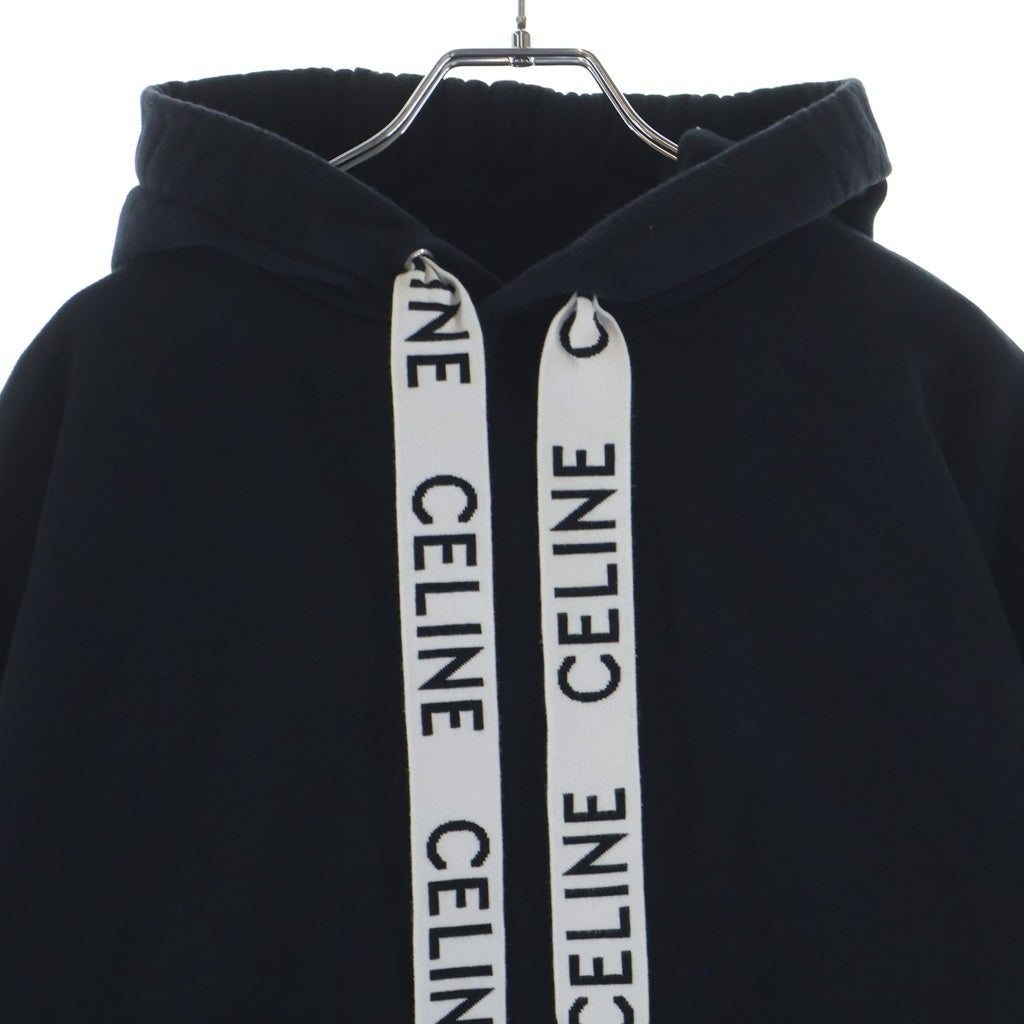 CELINE(セリーヌ) ルーズ フーディ プルオーバー スウェットパーカー ブラック 2Y468670Q.38NO レディース