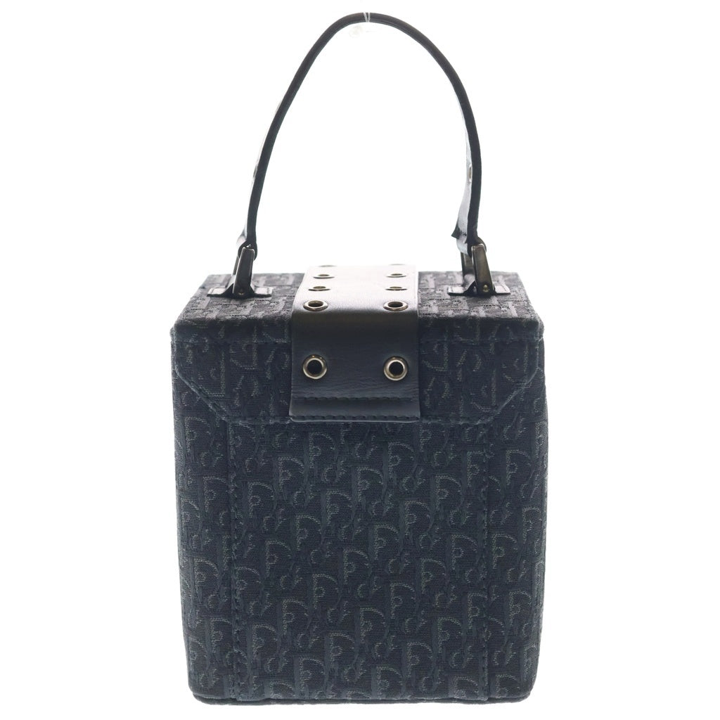 Christian Dior(クリスチャンディオール) トロッター バニティ バック キャンバス レザー ブラック HE0082 レディース