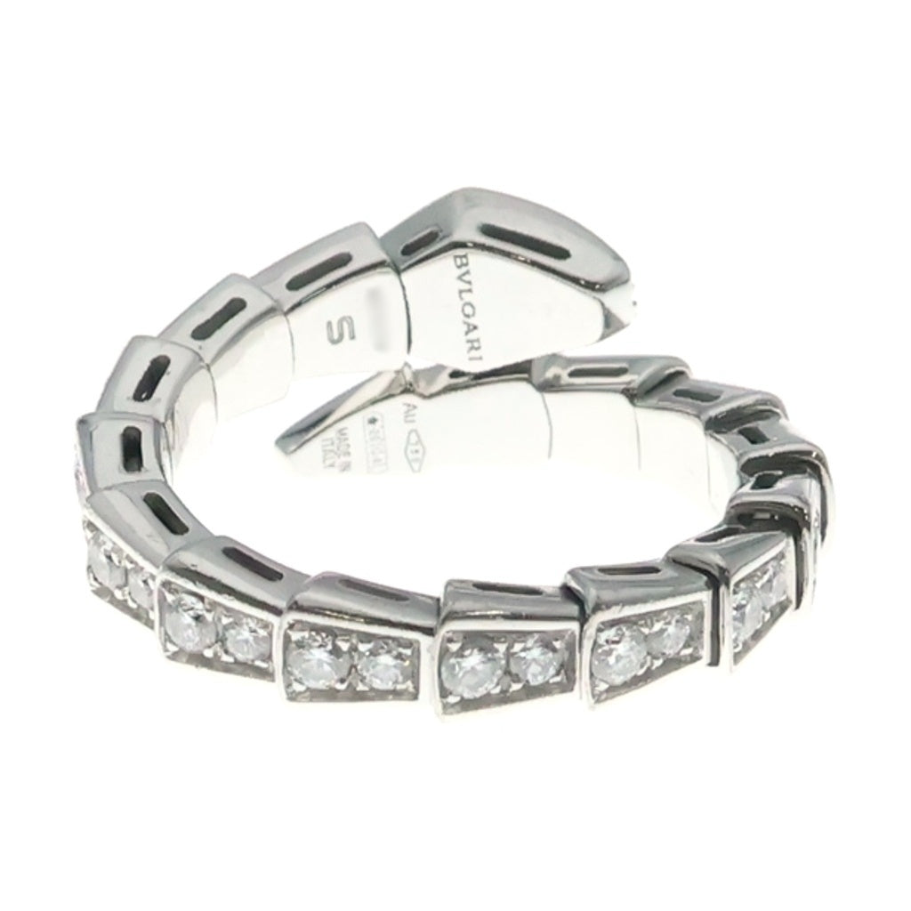 BVLGARI(ブルガリ) セルペンティ ダイヤリング ホワイトゴールド K18WG #S レディース