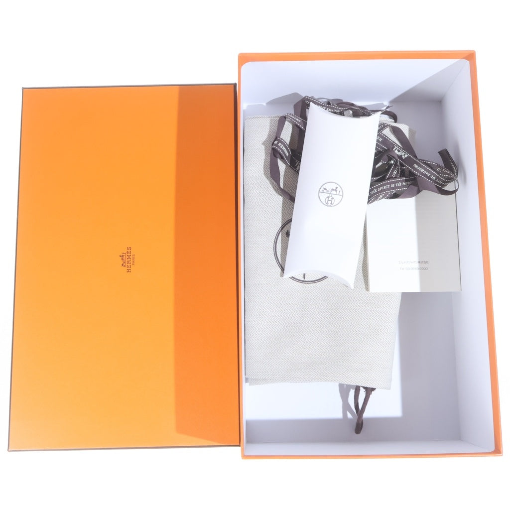 HERMES(エルメス) バウンシング レザー メッシュ スエード ローカット スニーカー #37 ホワイト レディース
