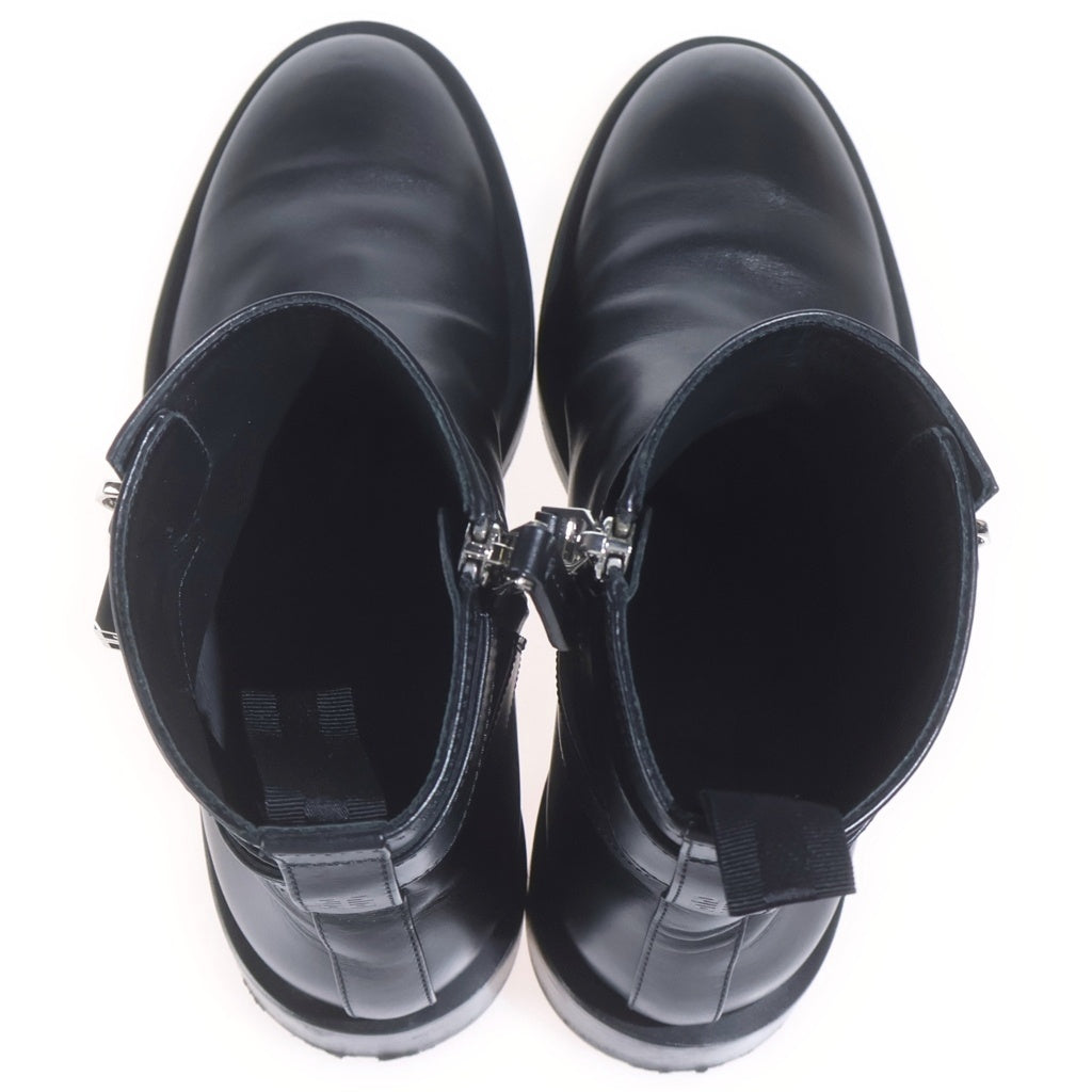 GIVENCHY(ジバンシィ) LOCK ANKLE BOOTS ロックアンクルブーツ パドロック サイドジップ カーフレザー ブラック BE602PE0YP-001 レディース