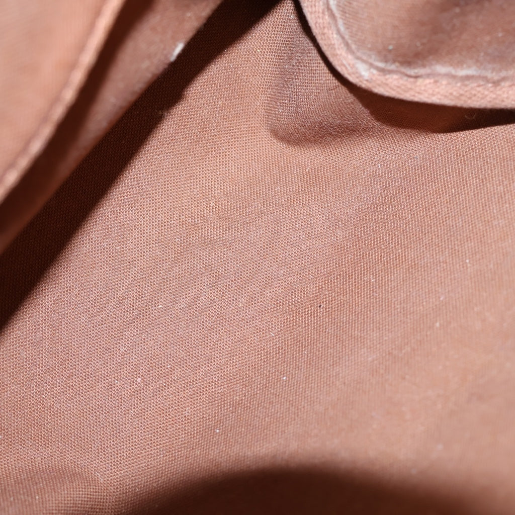 LOUIS VUITTON(ルイヴィトン) モノグラム スピーディ25 ハンドバッグ ボストンバッグ ブラウン レザー×PVC M41528 ゴールド金具 レディース