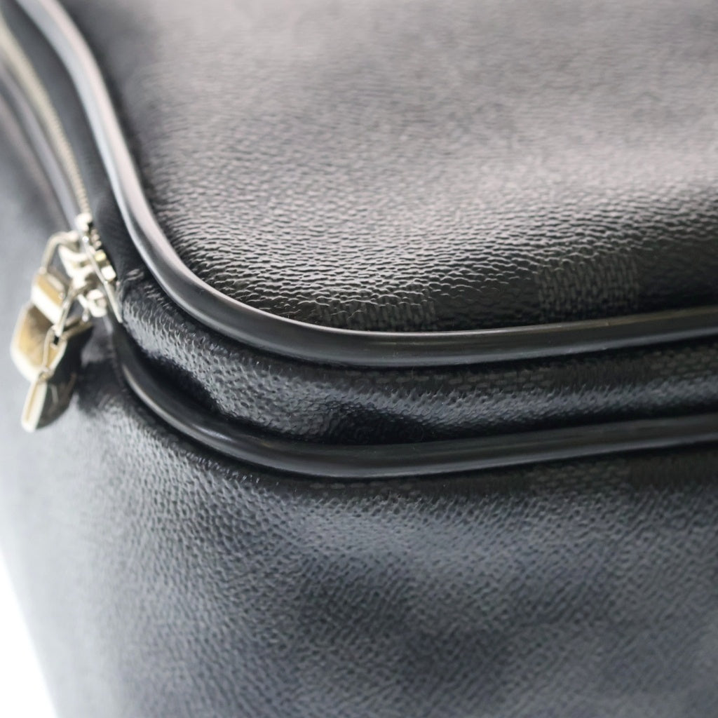 LOUIS VUITTON(ルイヴィトン) ダミエグラフィット イカール 2WAYハンドバッグ ショルダーバッグ ビジネスバッグ ブラック レザー×PVC N23253 シルバー金具