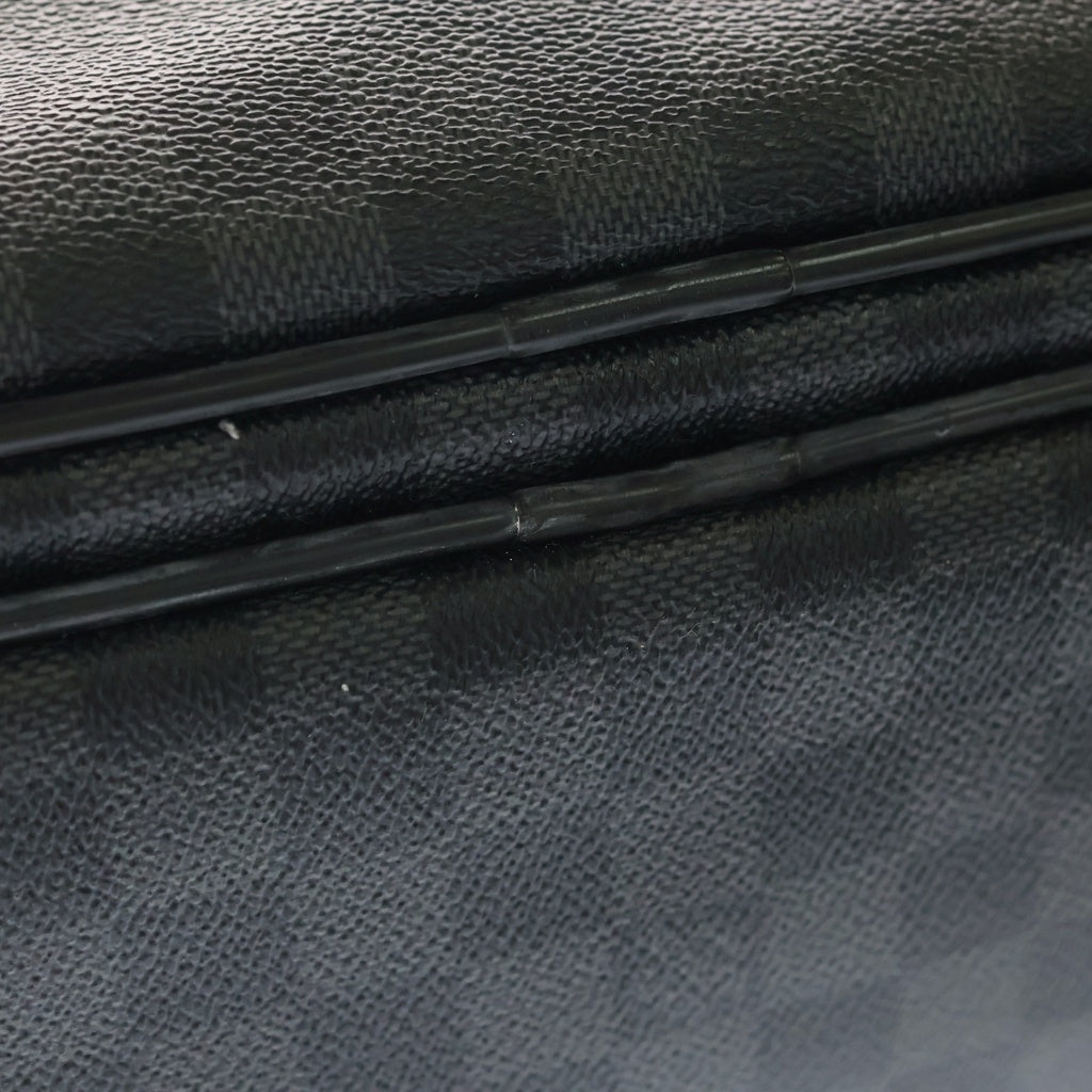 LOUIS VUITTON(ルイヴィトン) ダミエグラフィット イカール 2WAYハンドバッグ ショルダーバッグ ビジネスバッグ ブラック レザー×PVC N23253 シルバー金具