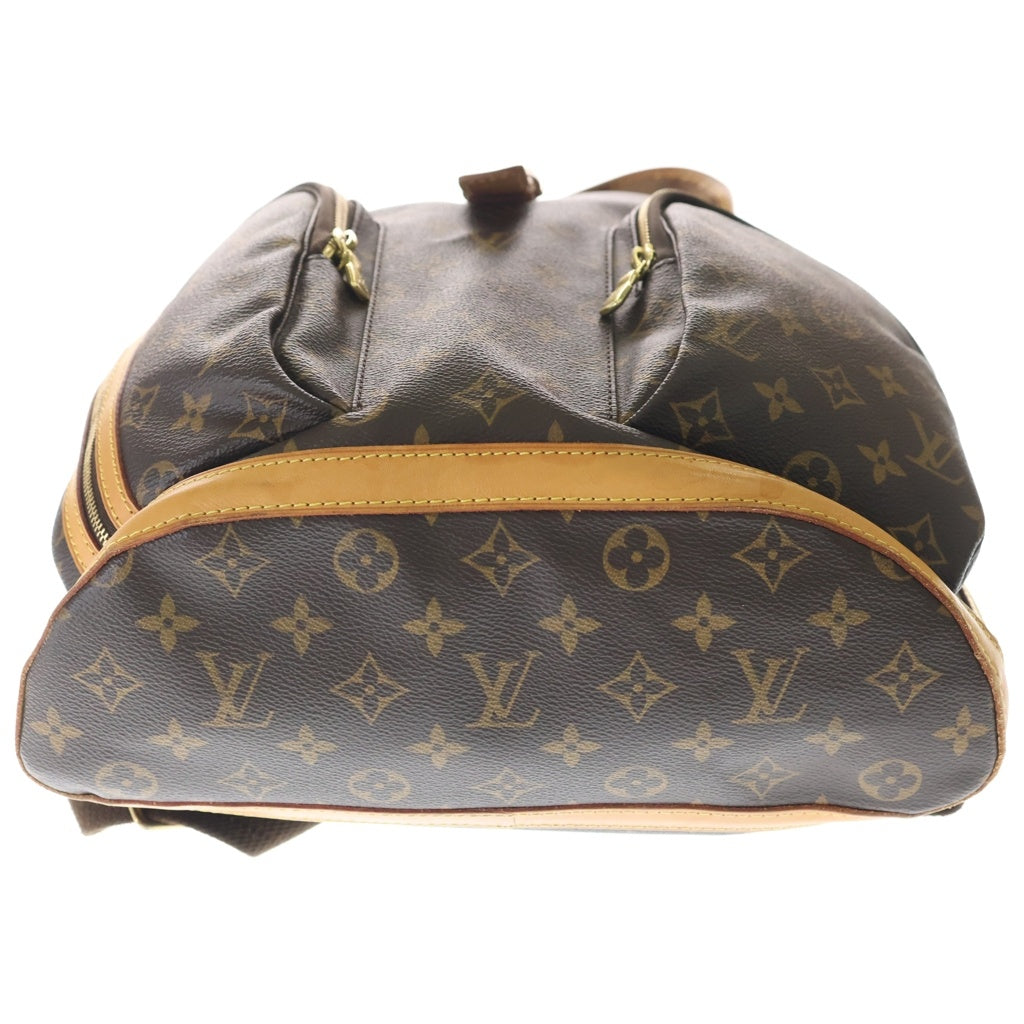 LOUIS VUITTON(ルイヴィトン) モノグラム サックアドボスフォール リュックサック バックパック ブラウン レザー×PVC M40107 ゴールド金具 レディース