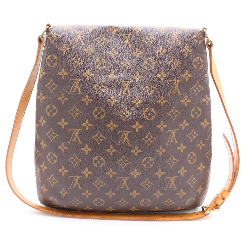 LOUIS VUITTON(ルイヴィトン) モノグラム ミュゼット PVC レザー ショルダーバッグ トートバッグ ブラウン M51256 レディース
