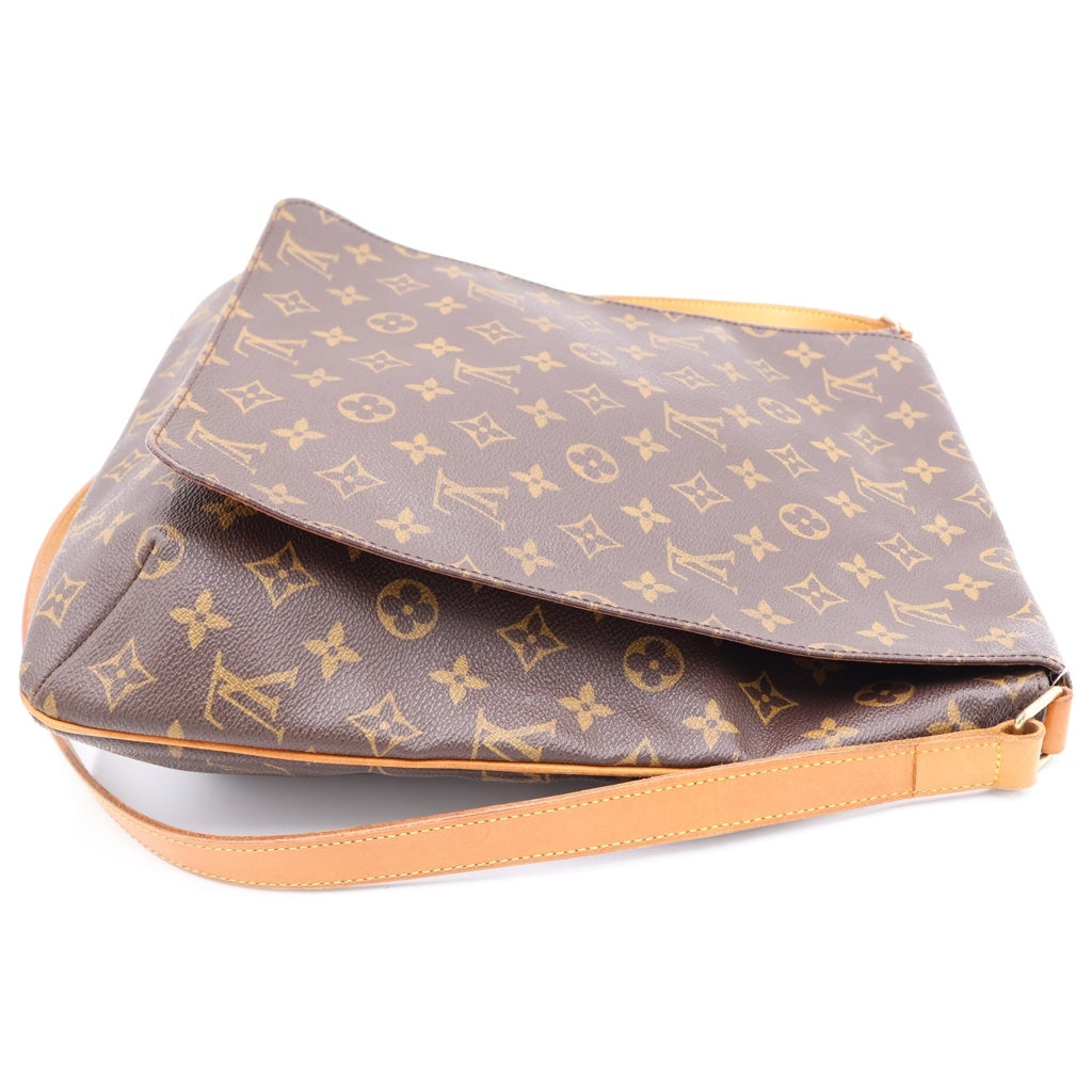 LOUIS VUITTON(ルイヴィトン) モノグラム ミュゼット PVC レザー ショルダーバッグ トートバッグ ブラウン M51256 レディース