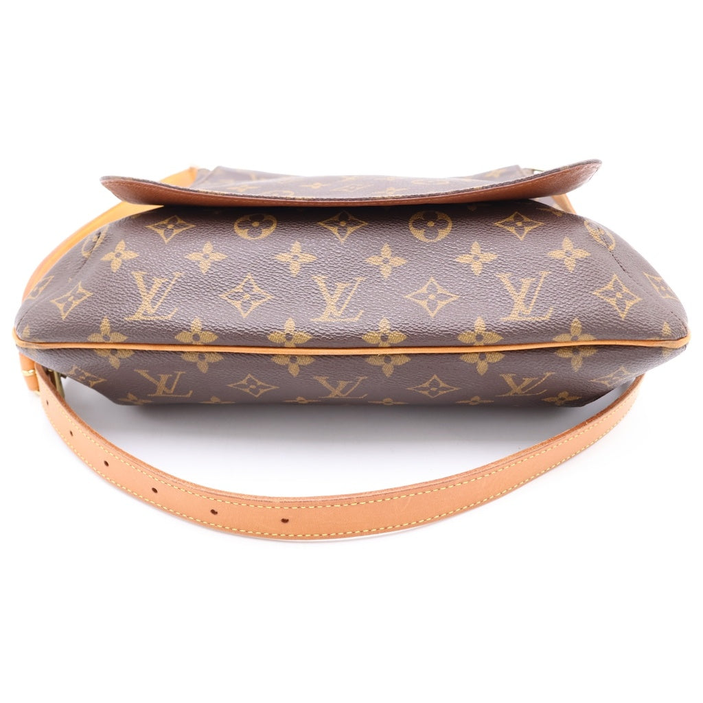 LOUIS VUITTON(ルイヴィトン) モノグラム ミュゼット PVC レザー ショルダーバッグ トートバッグ ブラウン M51256 レディース
