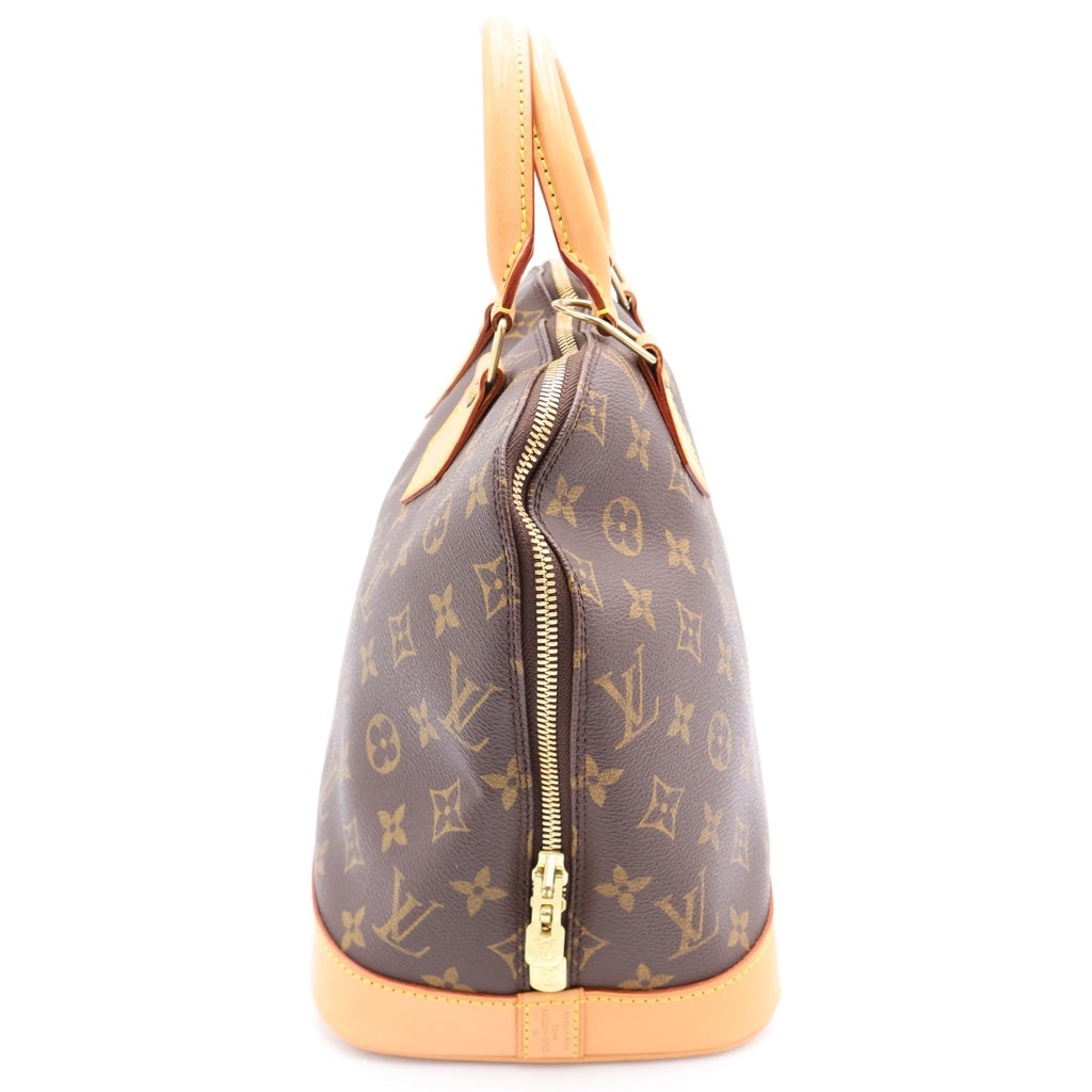 LOUIS VUITTON(ルイヴィトン) モノグラム アルマPM PVC レザー ハンドバッグ ブラウン M5113 レディース