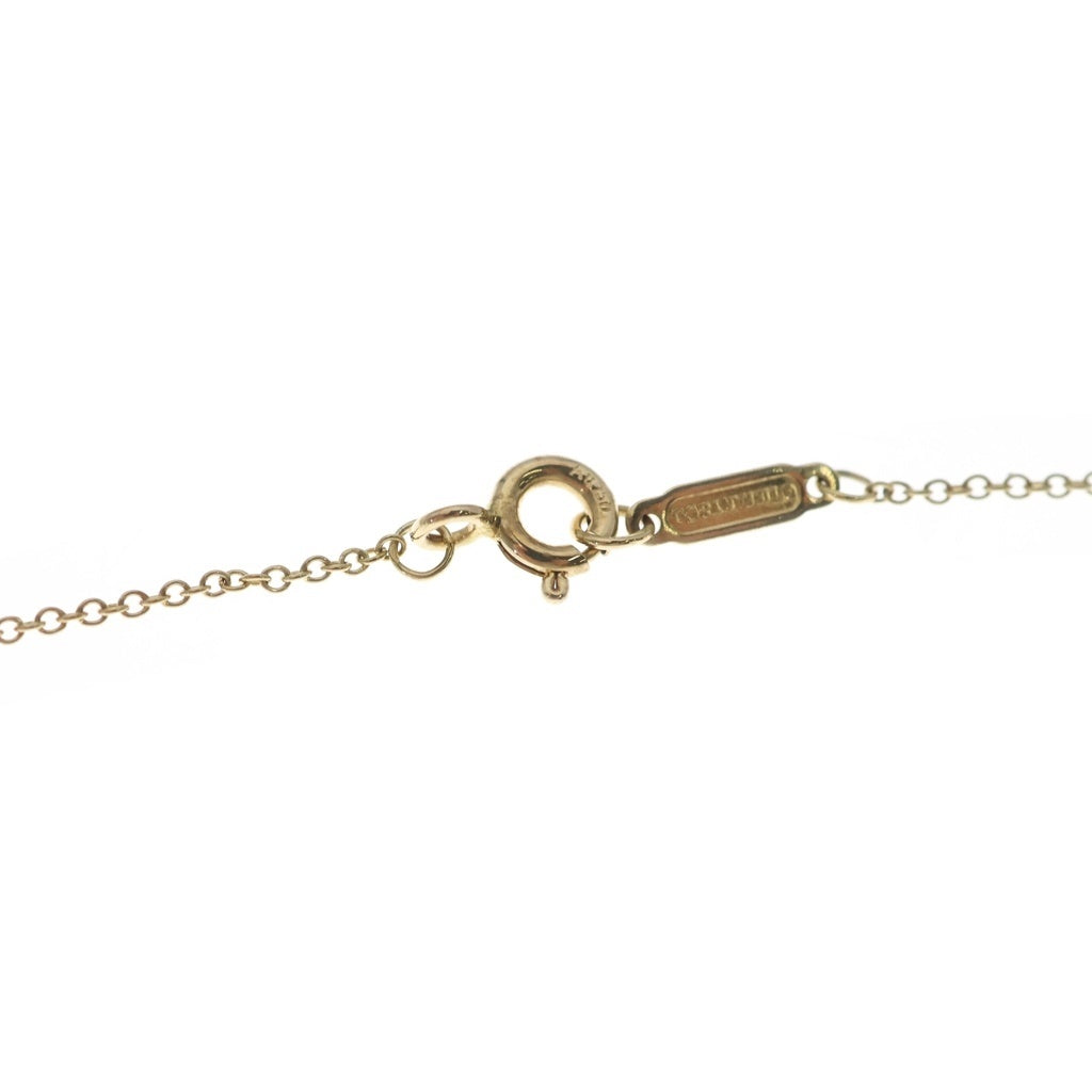 TIFFANY & Co.(ティファニー) フルールドリス バー ダイヤネックレス ペンダント チェーン イエローゴールド K18YG レディース