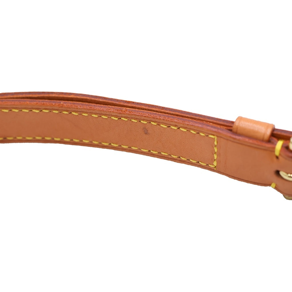 LOUIS VUITTON(ルイヴィトン) モノグラム ミュゼットタンゴ ショルダーバッグ ブラウン レザー×PVC M51257 ゴールド金具 レディース