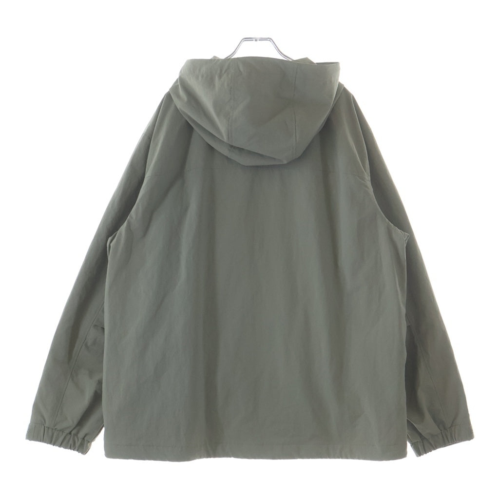 snow peak(スノーピーク) Cample Utility Windbreaker キャンプル ユーティリティ ウィンドブレーカー ナイロン フーデッド ジップアップ ジャケット グレー S25SMC-WB10