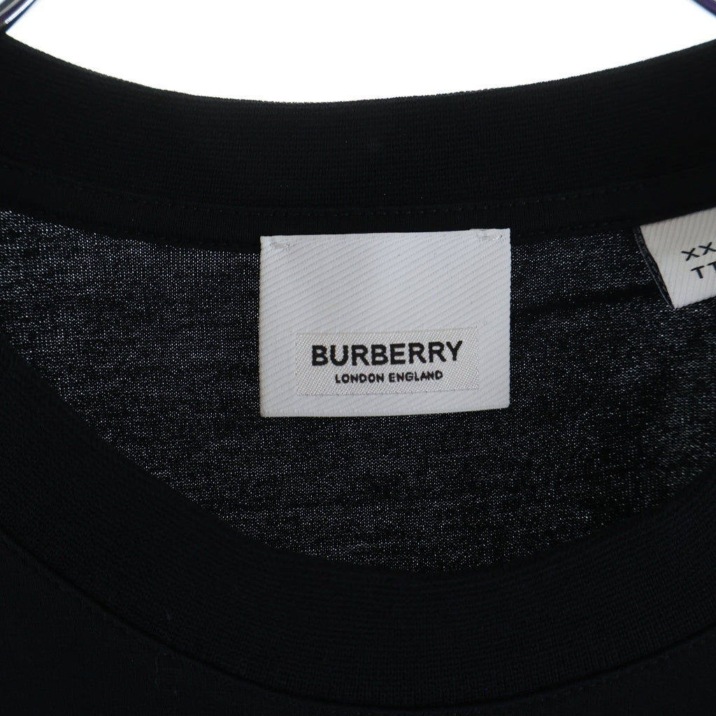 BURBERRY(バーバリー) LOVE フォト モンタージュ プリント 半袖Tシャツ カットソー ブラック 8030765 レディース