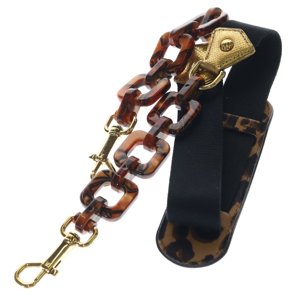 LOUIS VUITTON(ルイヴィトン) モノグラム レオパード アデル 2WAYハンドバッグ ショルダーバッグ ブラウン×ゴールド レザー×PVC×ハラコ M95284 ゴールド金具 レディース