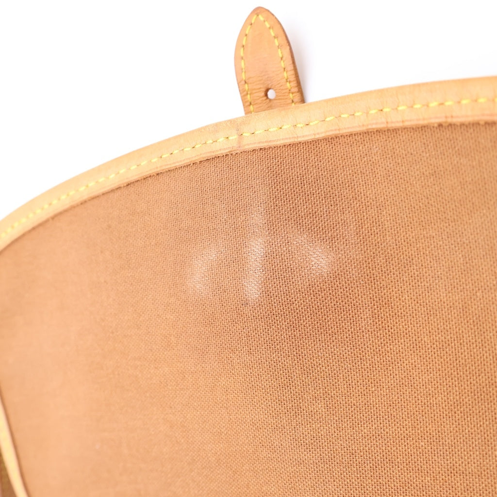 LOUIS VUITTON(ルイヴィトン) モノグラム ソローニュ ショルダーバッグ ブラウン レザー×PVC M42250 ゴールド金具 レディース