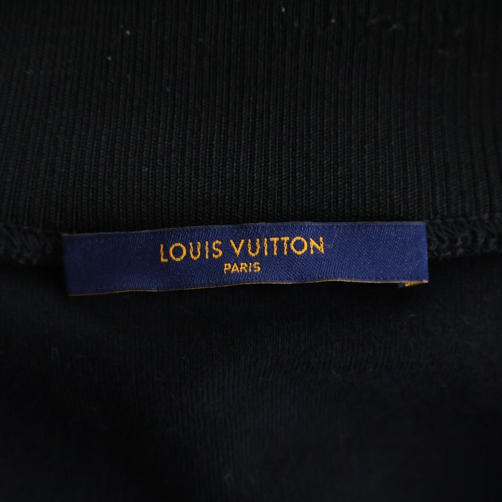 LOUIS VUITTON(ルイヴィトン) 21AW LVフラワーバンド ジップアップ トラックジャケット ブルゾン ブラック RM212 ZSC HLY92W