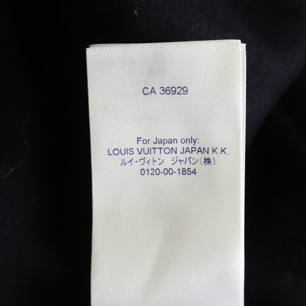 LOUIS VUITTON(ルイヴィトン) 21AW LVフラワーバンド ジップアップ トラックジャケット ブルゾン ブラック RM212 ZSC HLY92W