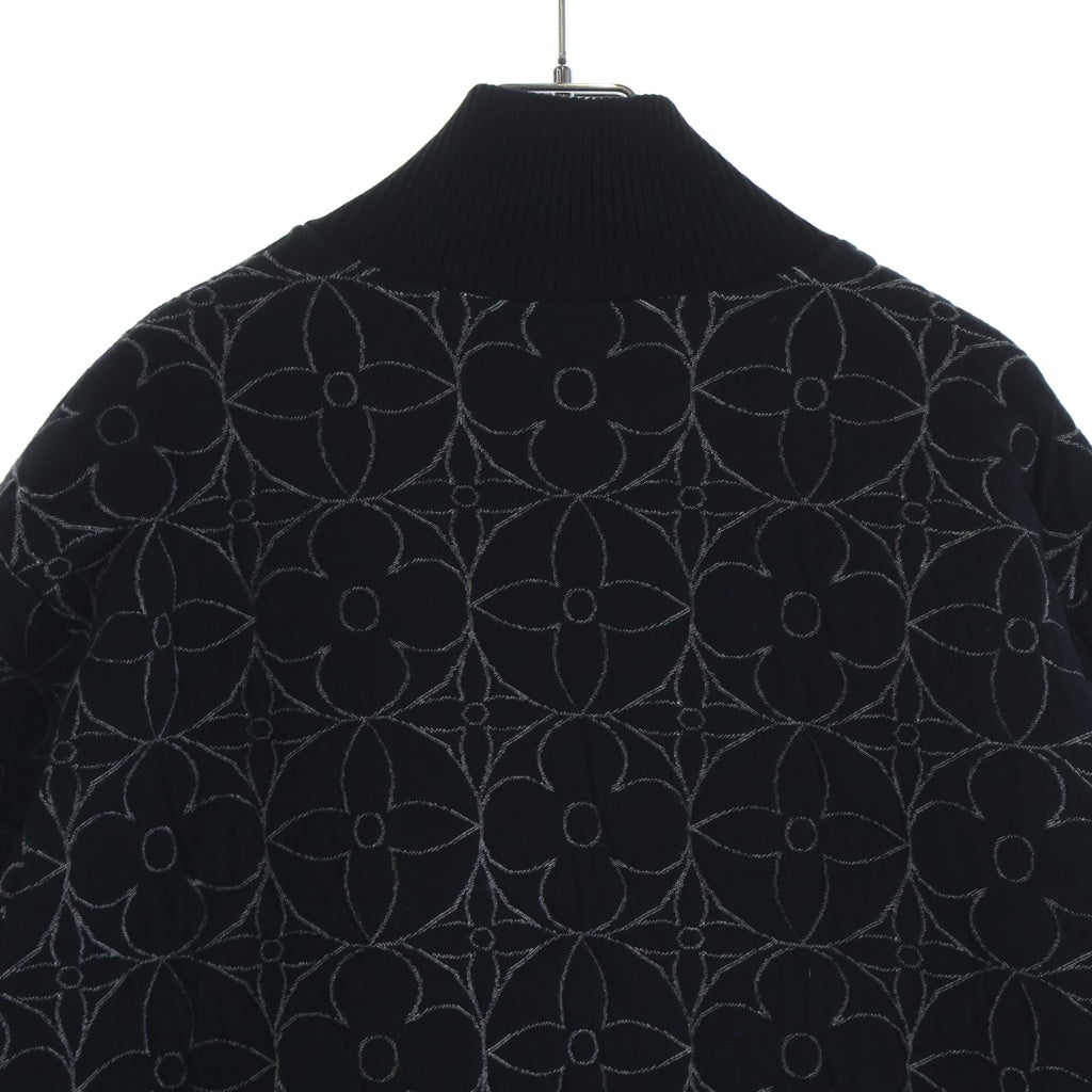 LOUIS VUITTON(ルイヴィトン) 21SS ジップスルーモノグラムフラワーブルゾン ジャケット コットン ナイロン ブラック RM211M ZMD HKY07W