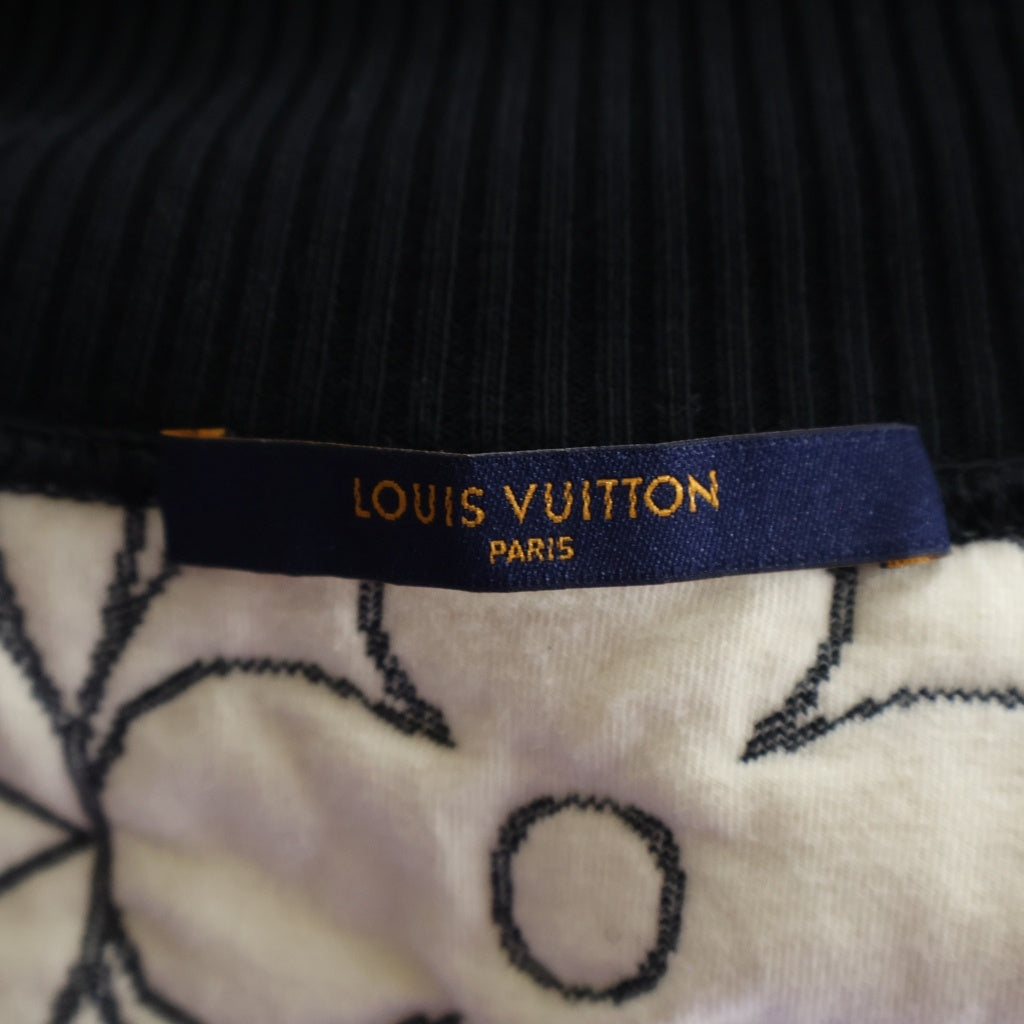 LOUIS VUITTON(ルイヴィトン) 21SS ジップスルーモノグラムフラワーブルゾン ジャケット コットン ナイロン ブラック RM211M ZMD HKY07W