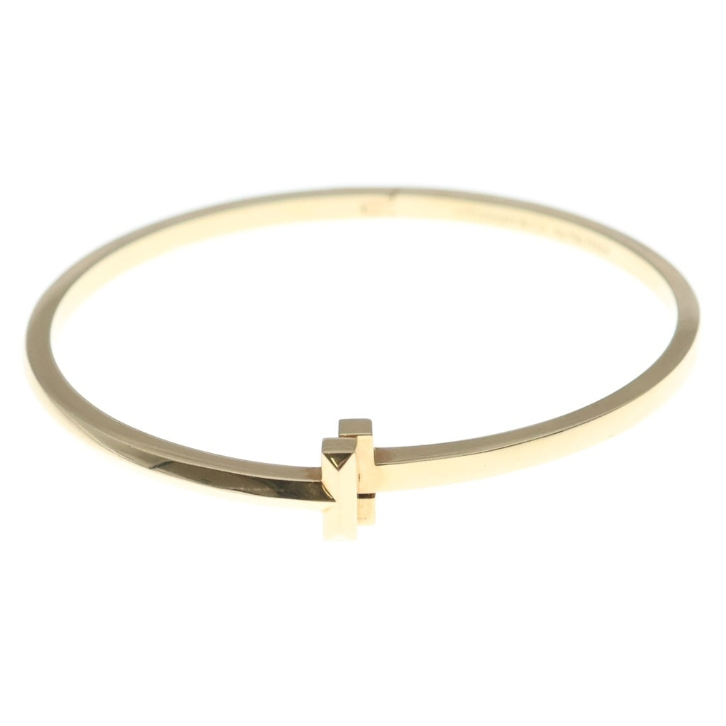 TIFFANY & Co.(ティファニー) Tワン ナロー ブレスレット バングル ピンクゴールド 750PG レディース