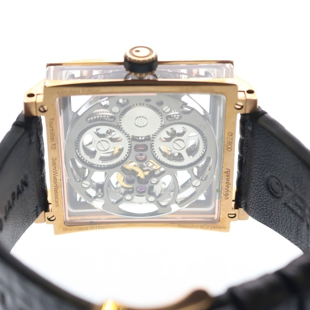 ZEROO TIME(ゼロタイム) T2 THE ARCHER FULL SKELETON TOURBILLON フルスケルトン トゥールビヨン SS/手巻き ステンレス 手巻き 腕時計