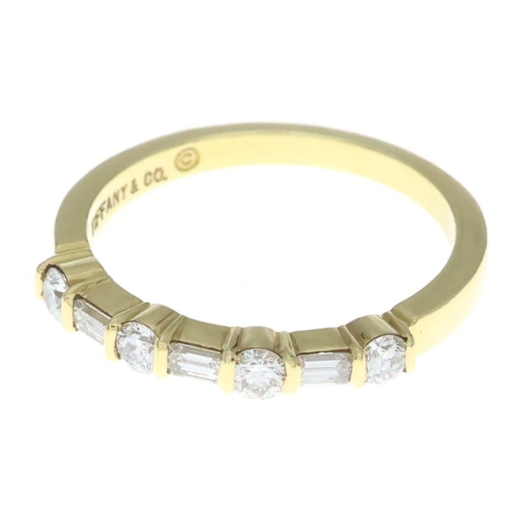 TIFFANY & Co.(ティファニー) フォーエバーバンド エンブレイス ダイヤ リング イエローゴールド 750YG #11 レディース