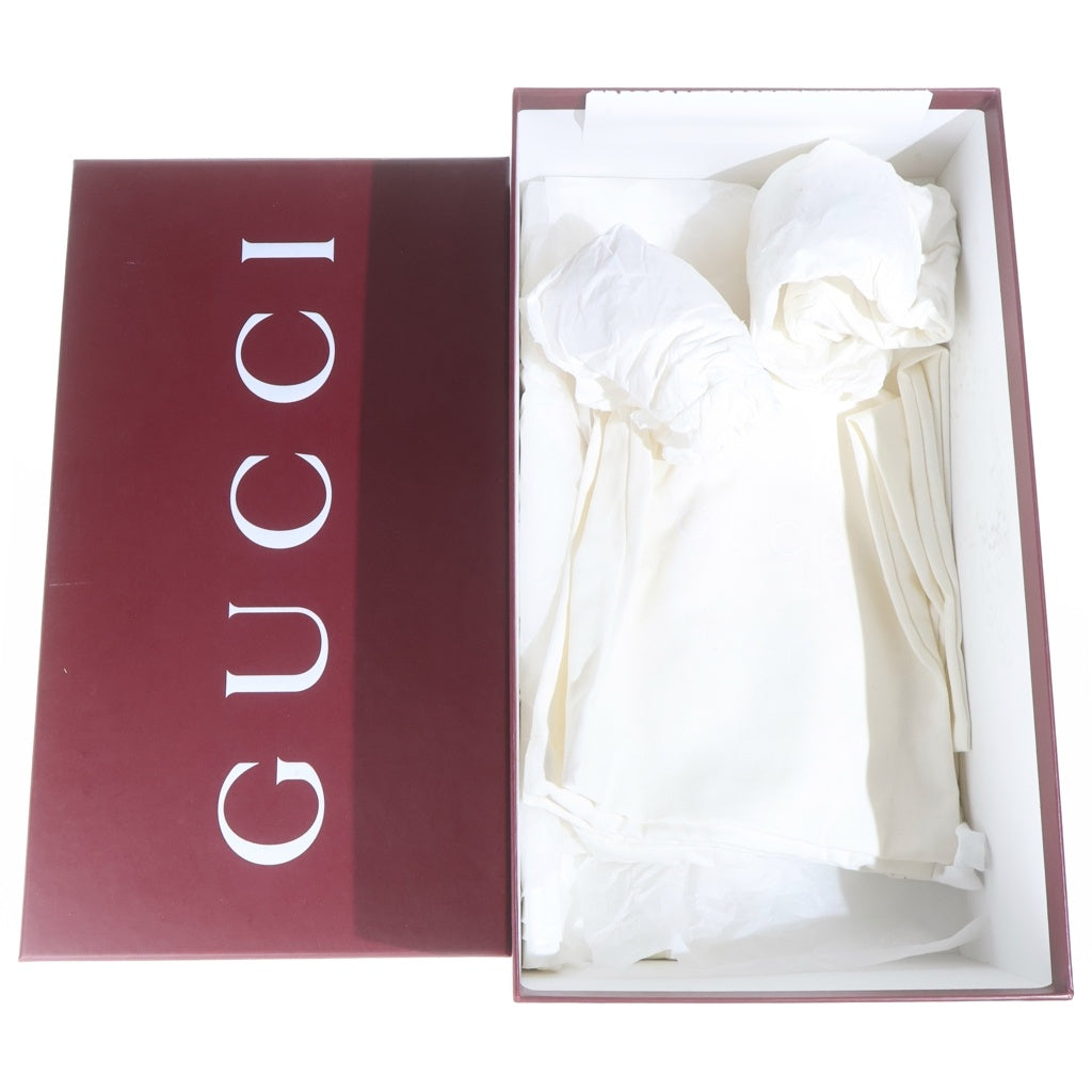 GUCCI(グッチ) Re-Web リウェブ シェリーライン レザー ローカットスニーカー シューズ #36 ホワイト/ピンク 785728 レディース