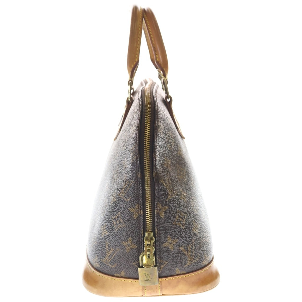 LOUIS VUITTON(ルイヴィトン) モノグラム アルマPM 新型 ハンドバッグ ショルダーバッグ ブラウン レザー×PVC M53151 ゴールド金具 レディース