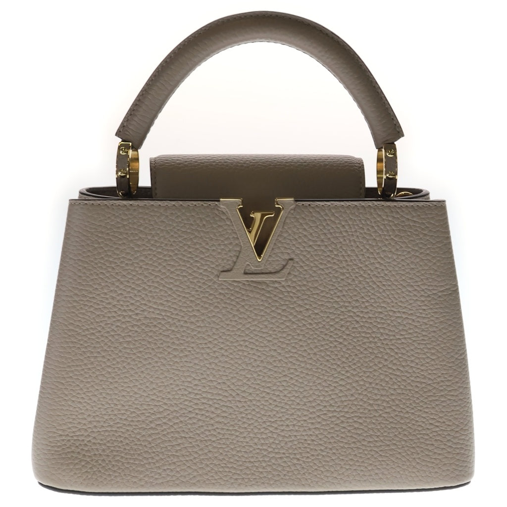 LOUIS VUITTON(ルイヴィトン) カプシーヌ BB ガレ トリヨン 2WAYハンドバッグ ショルダーバッグ ベージュ レザー M24736 ゴールド金具 レディース