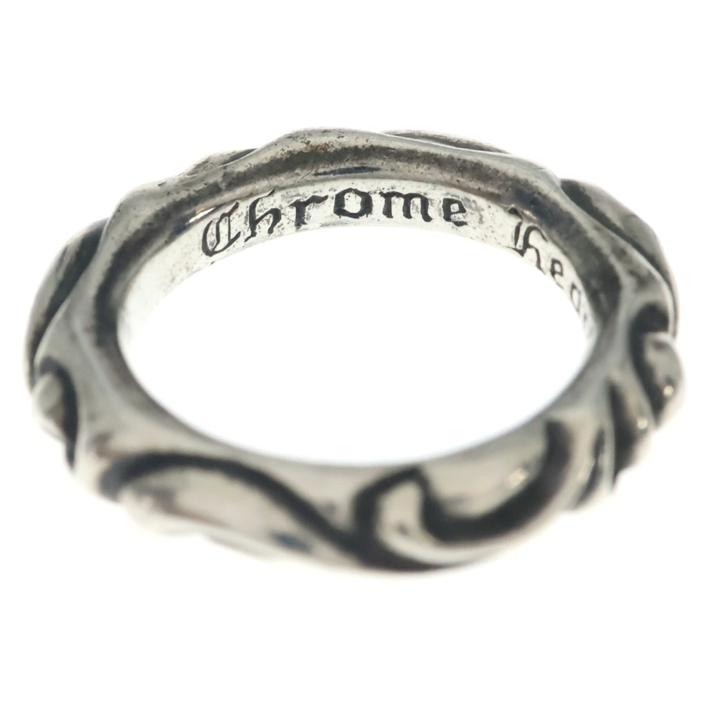CHROME HEARTS(クロムハーツ) SCRL BAND スクロールバンド リング シルバー BCA351