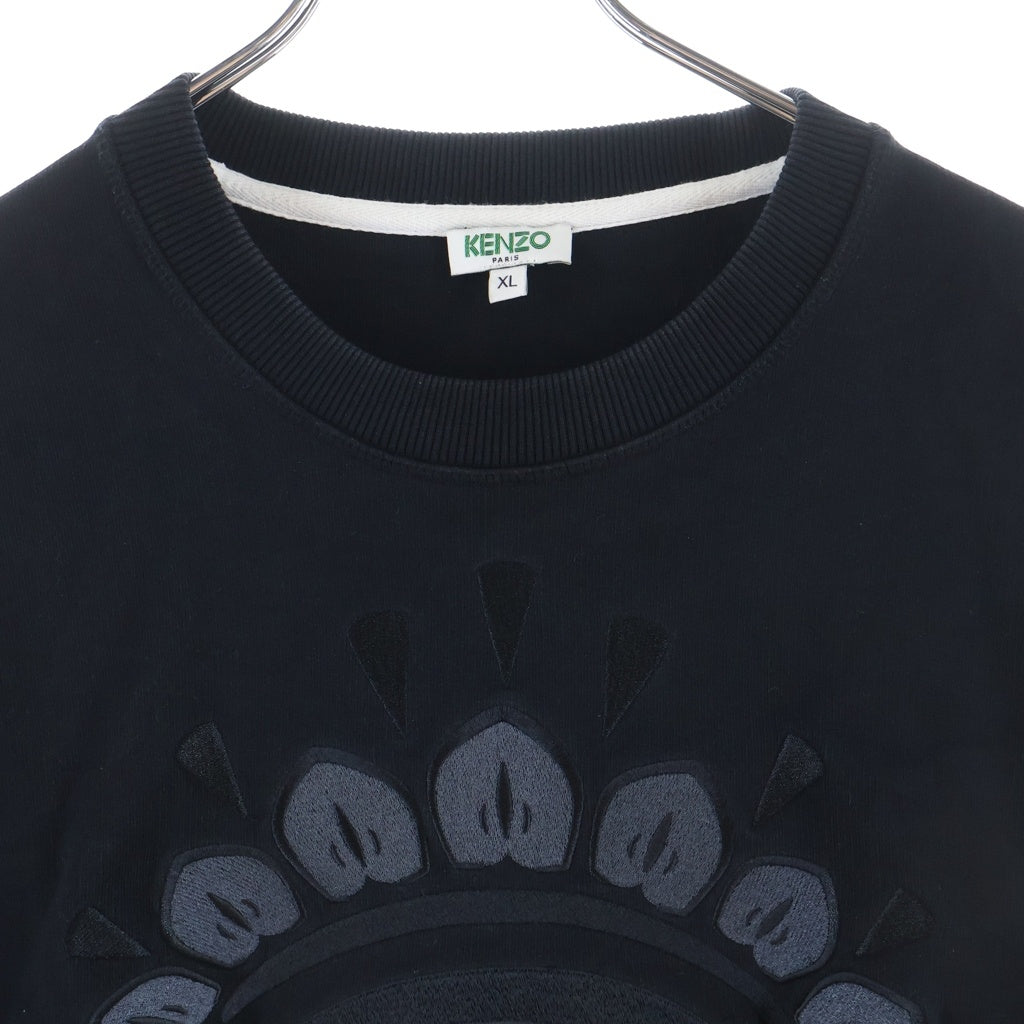 KENZO(ケンゾー) BIG EYE SWEAT ビッグアイ スウェット トレーナー ロゴ刺繍 コットン ブラック F855SW0554X1