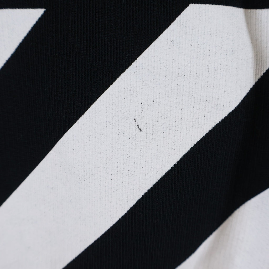 OFF-WHITE(オフホワイト) 17AW Diag Caravaggio Hoodie カラヴァッジオ プリントプルオーバースウェットパーカー フーディー ブラック OMBB003F17003016