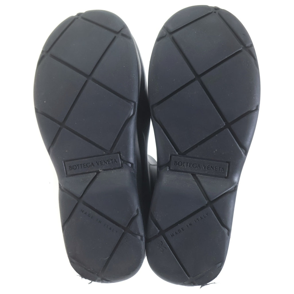 BOTTEGA VENETA(ボッテガヴェネタ) PUDDLE ANKLE BOOT パドル アンクルラバーブーツ シューズ ブラック レディース