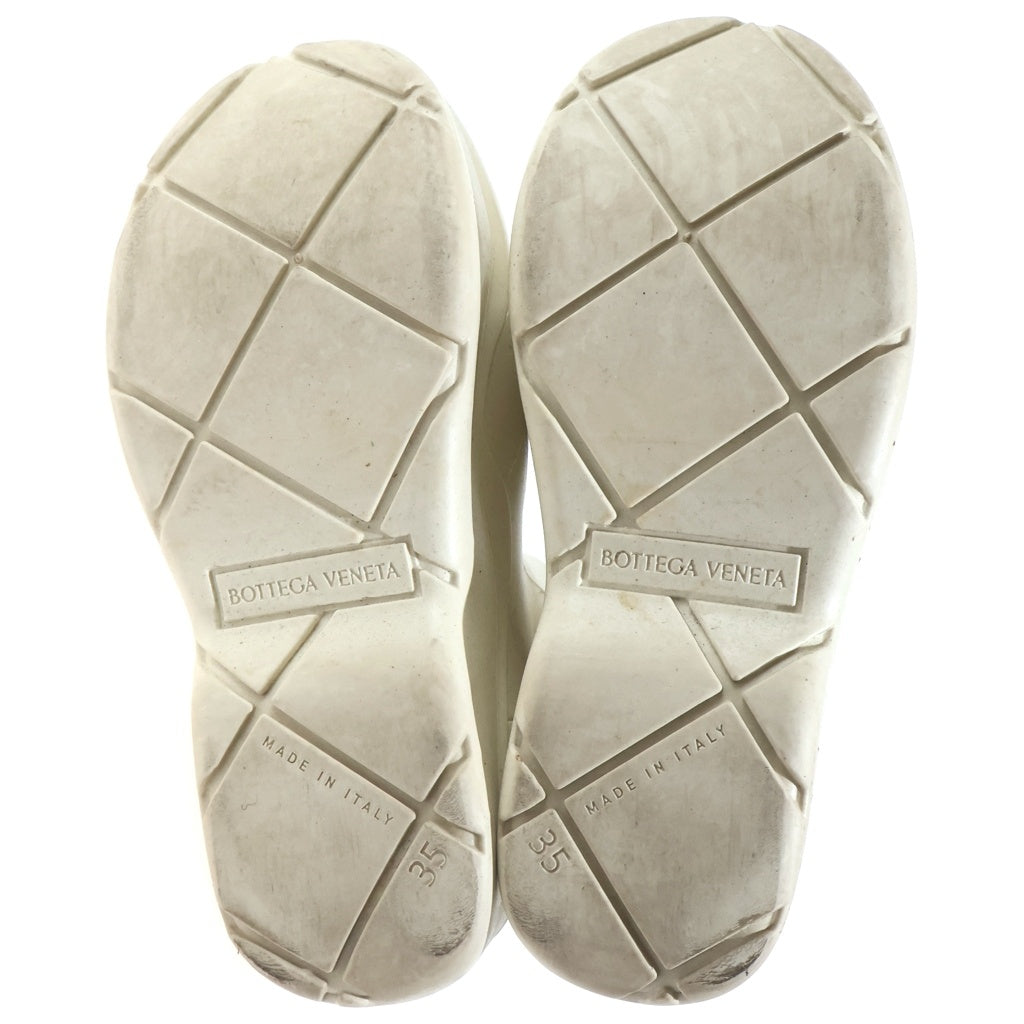 BOTTEGA VENETA(ボッテガヴェネタ) PUDDLE ANKLE BOOT パドル アンクルラバーブーツ シューズ アイボリー レディース