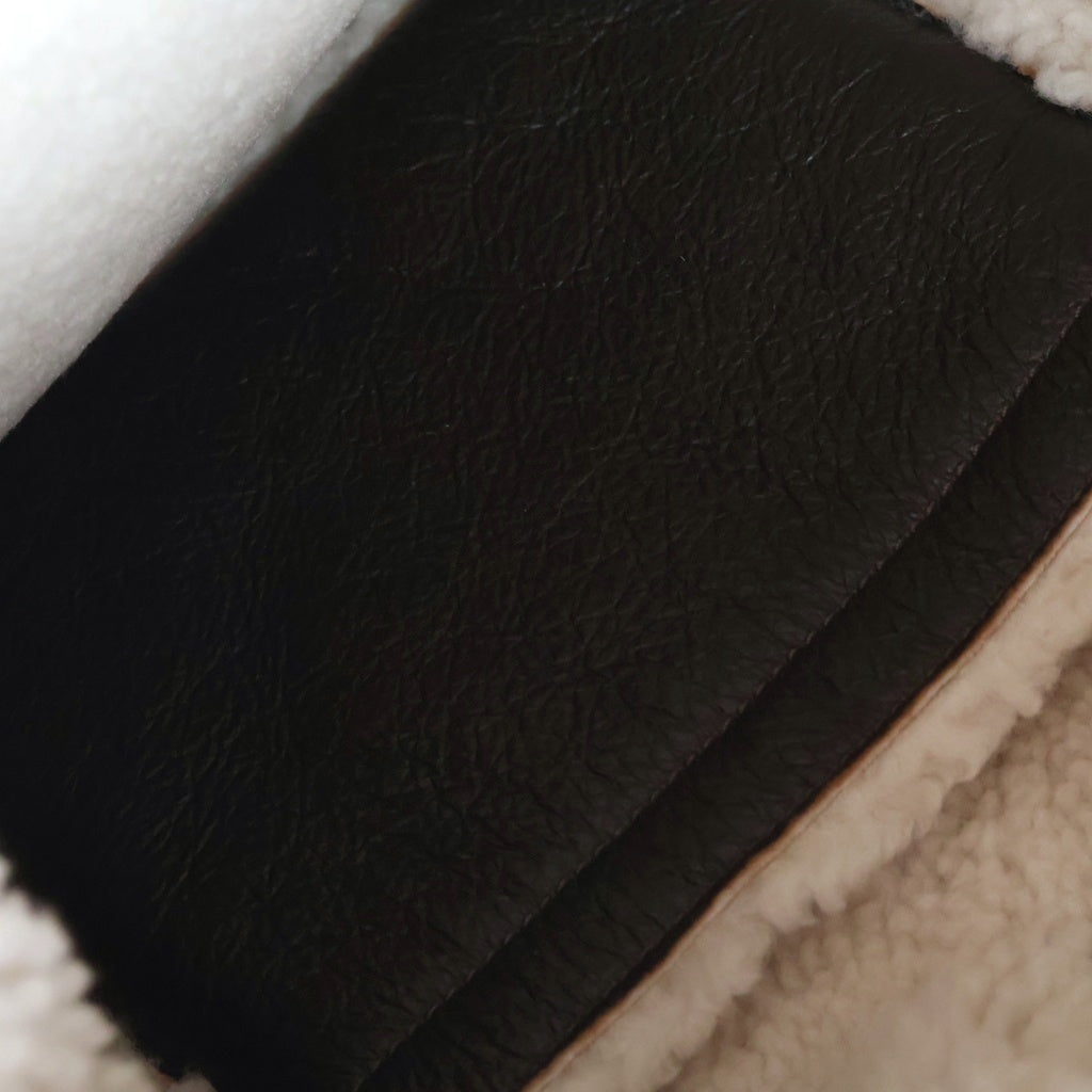 MM6 Maison Margiela(エムエムシックスメゾンマルジェラ) JAPANESE TOTE BAG ジャパニーズトートバッグ ラムレザー ボア リバーシブル ブラウン S54WD0039 P4387
