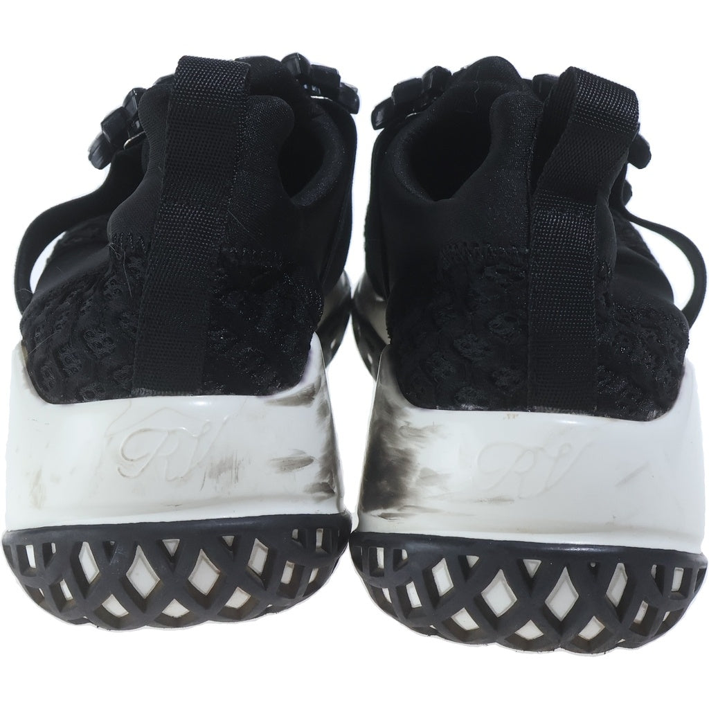Roger Vivier(ロジェヴィヴィエ) ファブリック ローカットスニーカー ブラック レディース