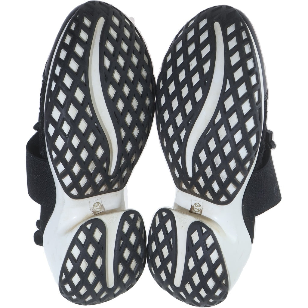 Roger Vivier(ロジェヴィヴィエ) ファブリック ローカットスニーカー ブラック レディース