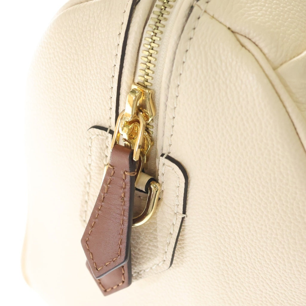 LOUIS VUITTON(ルイヴィトン) アンプラント スピーディ バンドリエール25 2WAYハンドバッグ ボストンバッグ ショルダーバッグ アイボリー×ブラウン レザー M44736 ゴールド金具 レディース