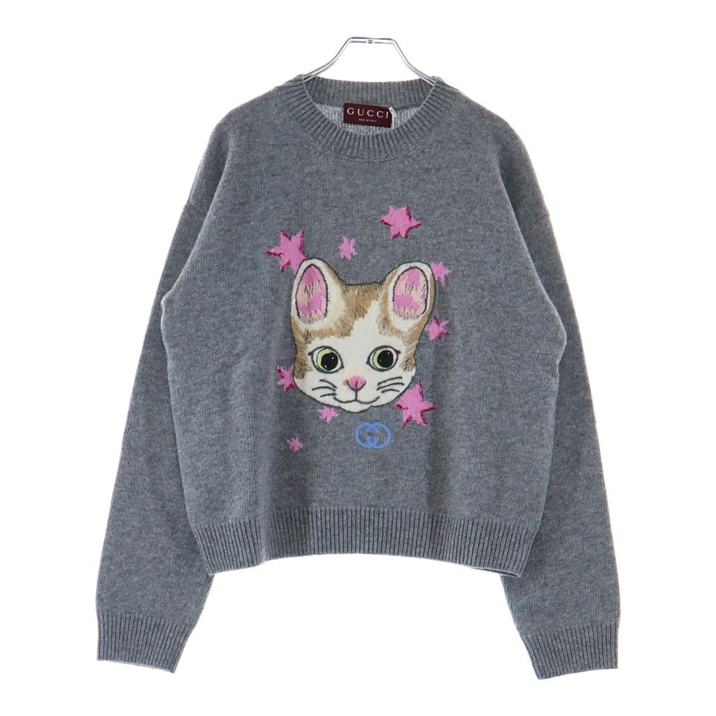 GUCCI(グッチ) 25 AW×ヒグチユウコ 日本限定 デザインウールニット 864156 レディース