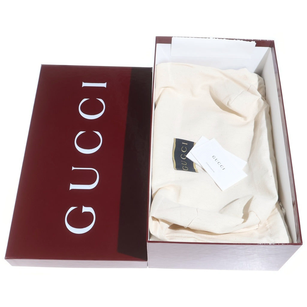 GUCCI(グッチ) 1953 ホースビット スエードレザー ローカットシューズ ローファー シルバー金具 ブラック レディース