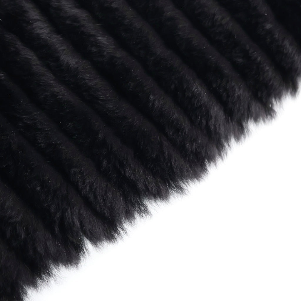 CHANEL(シャネル) CCココマーク オリラグファーマフラー ブラック レディース