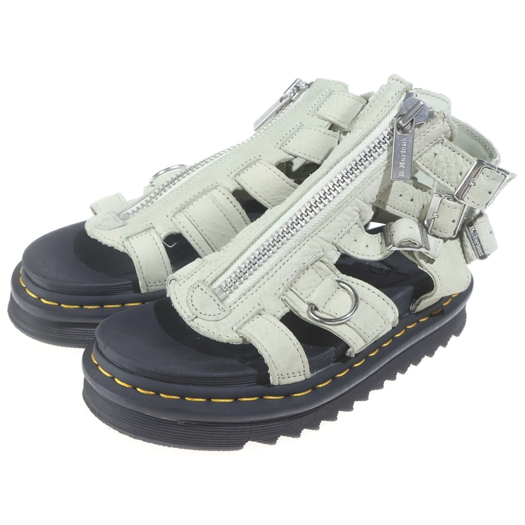 Dr.Martens(ドクターマーチン) OLSON レザーサンダル ライトグリーン レディース