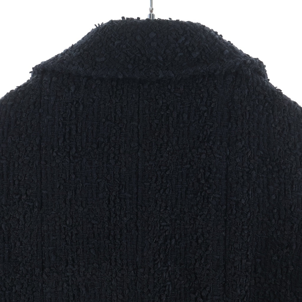 CHANEL(シャネル) 23S Tweed Jacket Crystal Button ダブルブレスト ツイードジャケット クリスタルボタン ブラック P74799V66427 レディース