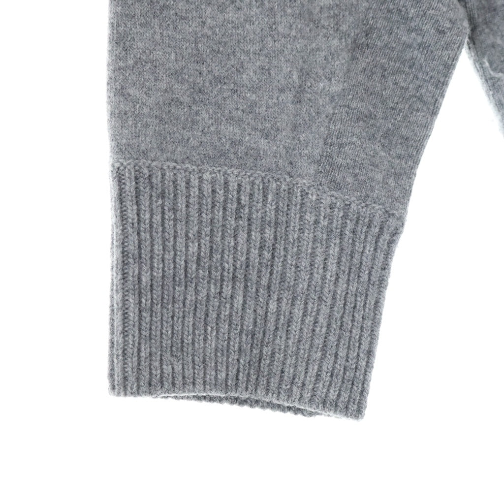 MONCLER(モンクレール) 17AW カシミヤ混 ウール クルーネック 長袖ニット セーター グレー C29549250105