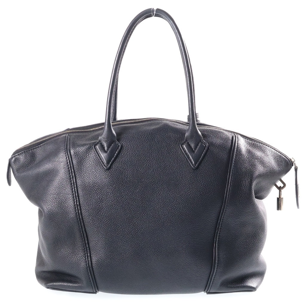 LOUIS VUITTON(ルイヴィトン) パルナセア ロックイットMM レザー ハンドバッグ シルバー金具 ブラック M94592 レディース