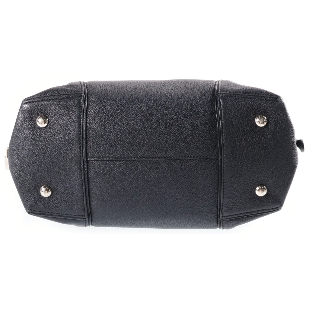 LOUIS VUITTON(ルイヴィトン) パルナセア ロックイットMM レザー ハンドバッグ シルバー金具 ブラック M94592 レディース