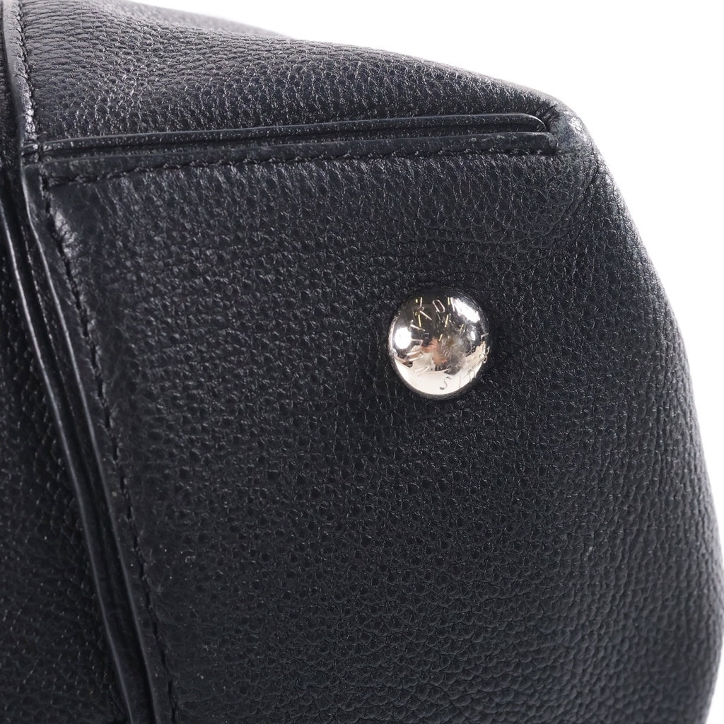LOUIS VUITTON(ルイヴィトン) パルナセア ロックイットMM レザー ハンドバッグ シルバー金具 ブラック M94592 レディース