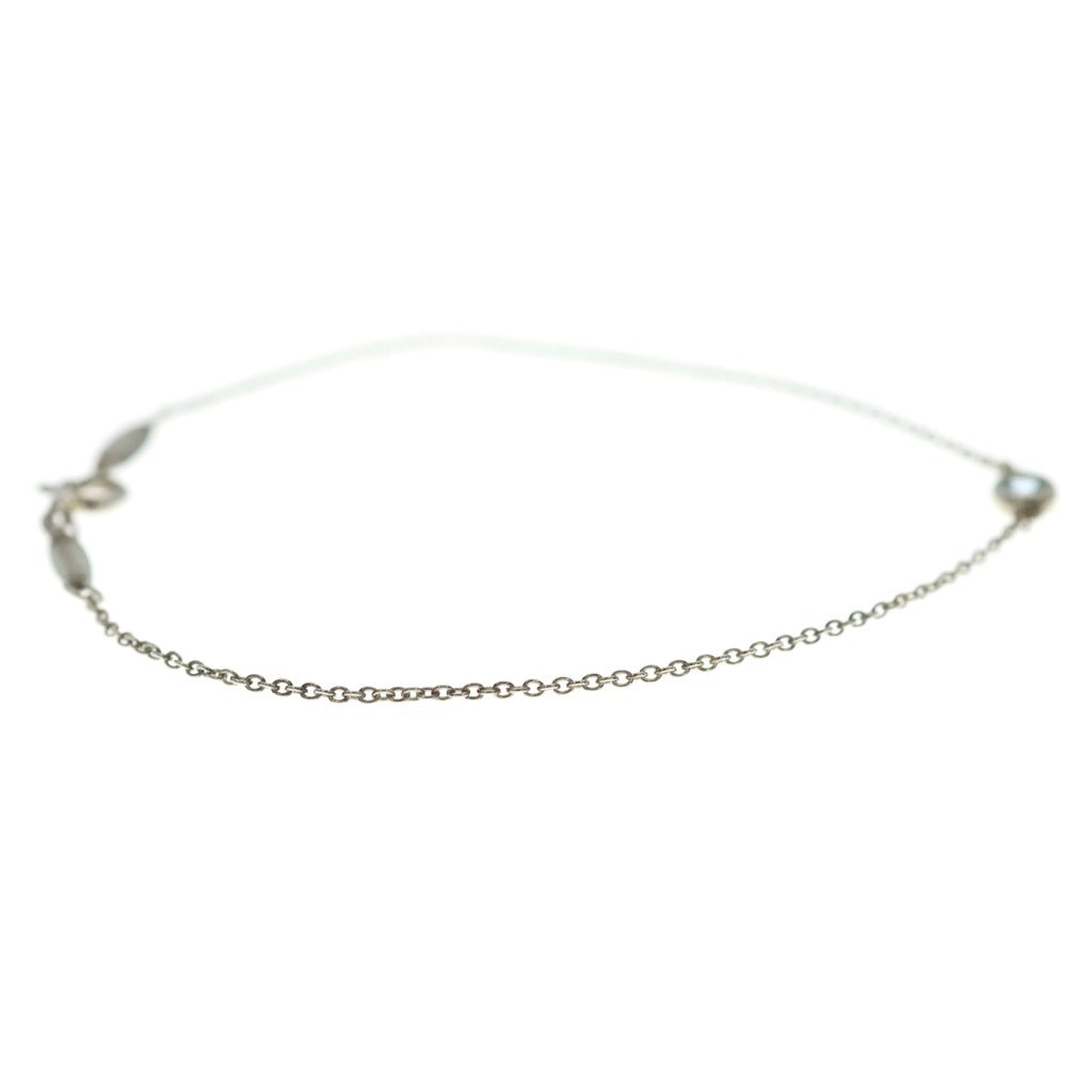 TIFFANY & Co.(ティファニー) バイザヤード 1P アクアマリン ブレスレット Ag925 シルバー レディース