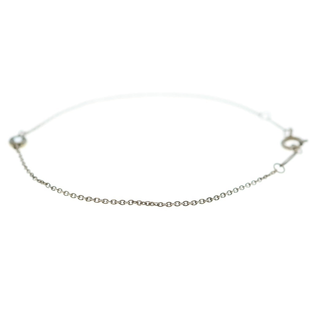 TIFFANY & Co.(ティファニー) バイザヤード 1P アクアマリン ブレスレット Ag925 シルバー レディース